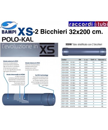 TUBO XS 101953 2 BECHER...