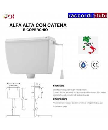 HOCHBOX MIT DECKEL MODELL ALFA