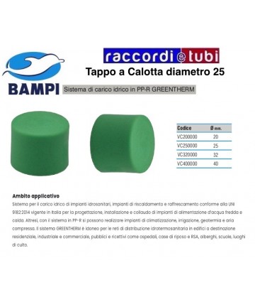 TAPPO PP-R A CALOTTA...