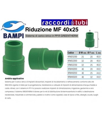 REDUZIERUNG PP-R GREENTHERM...