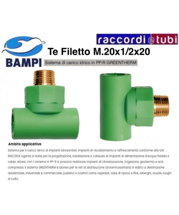 TE PP-R GREENTHERM M 20X1/2X20