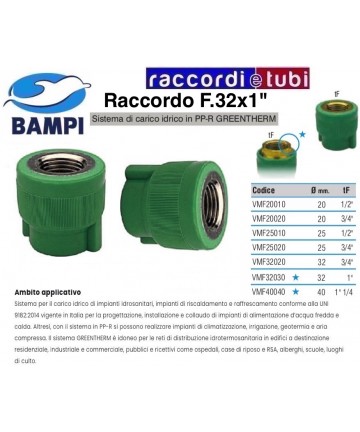 RACCORDO PP-R GREENTHERM F...