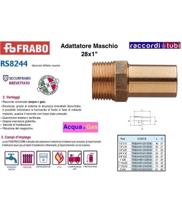 BRONZE MÄNNLICHER ADAPTER...