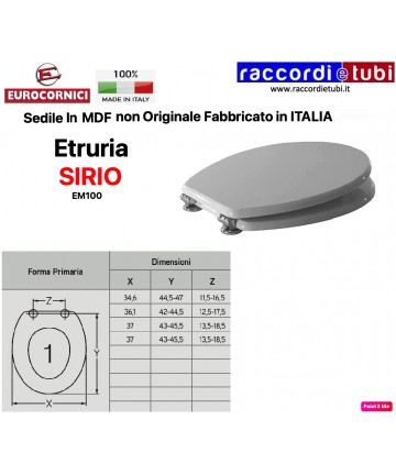 SEDILE PER WC ETRURIA EM100...