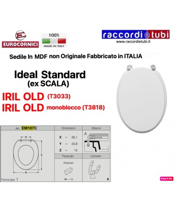WC-Sitz IDEAL STANDARD IRIL...