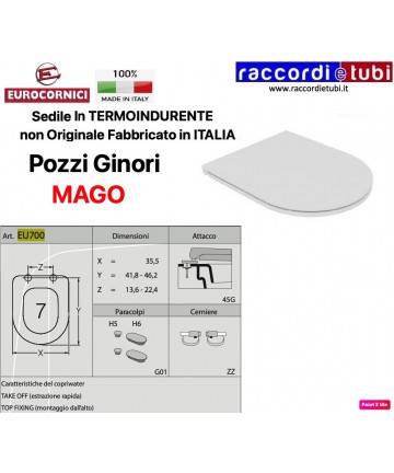 WC-SITZ POZZI GINORI MAGO...