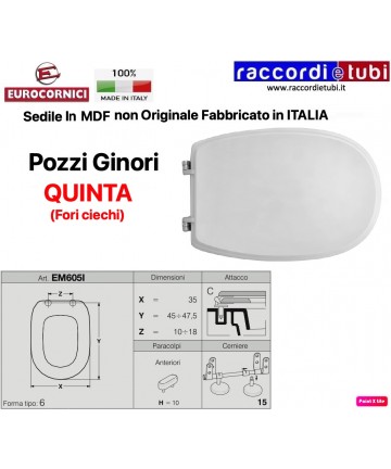 SEDILE PER WC POZZI GINORI...