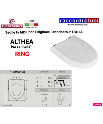 WC-SITZ ALTHEA PLUS EM521CB