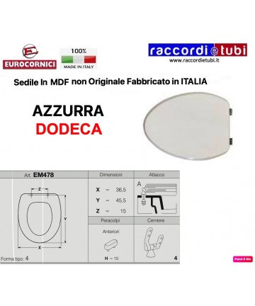 WC-SITZ BLAU DODECA EM478