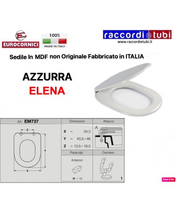WC-SITZ AZURRA ELENA EM737