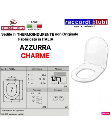 SEDILE PER WC AZZURRA...