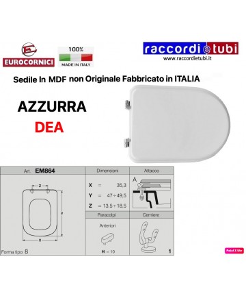 WC-Sitz AZZURRA DEA EM864