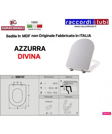 WC-SITZ AZZURRA DIVINA EM737