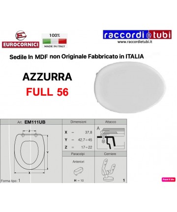 WC-Sitz AZUR FULL 56 EM111UB