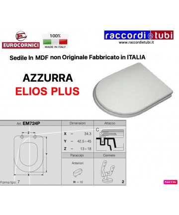 WC-SITZ AZURBLAU ELIOS PLUS...