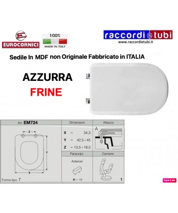 WC-SITZ AZUR FRINE EM724
