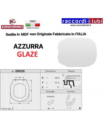 WC-SITZ BLAU GRAZIE EM285