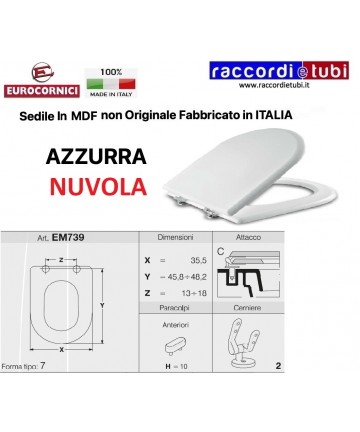WC-SITZ AZZURRA NUVOLA EM739