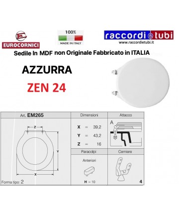 WC-SITZ BLAU ZEN 24 EM265