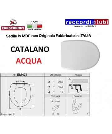 SEDILE PER WC CATALANO MUSE...