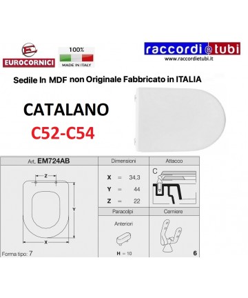 WC-Sitz CATALANO C52-C54...