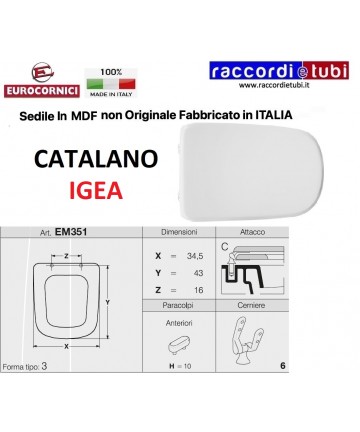WC-SITZ CATALANO IGEA EM351