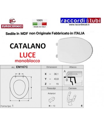 WC-Sitz Catalano Luce...