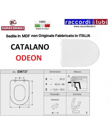 WC-Sitz Catalano Odeon EM737