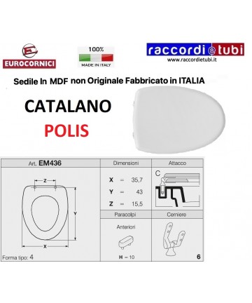 WC-Sitz Catalano Polis EM436