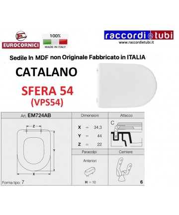 WC SITZ CATALANO SPHERA 54...