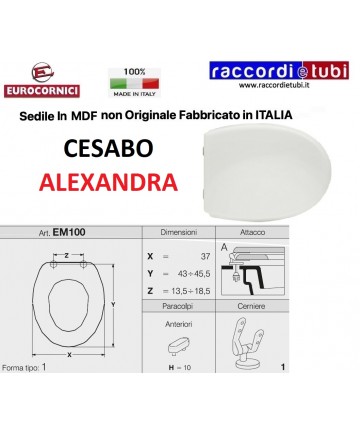 WC-Sitz CESABO ALEXANDRA EM100