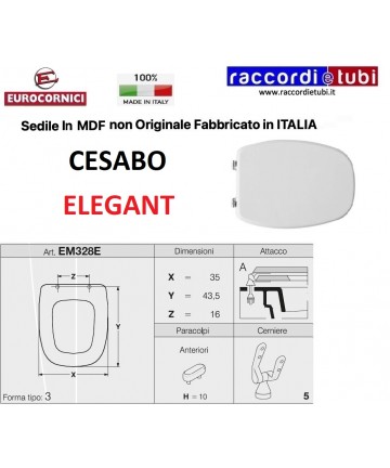 WC-SITZ CESABO ELEGANT EM328E