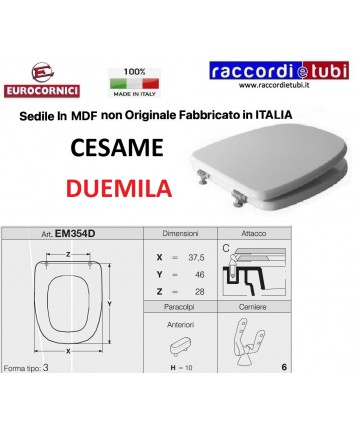 WC-Sitz CESAME DUEMILA EM354D