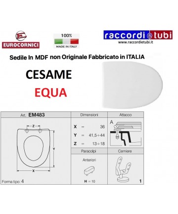 WC-Sitz CESAME EQUA EM483